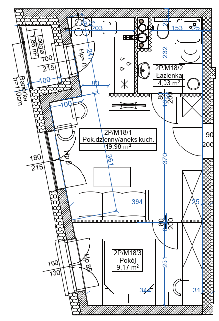 Mieszkanie dwupokojowe Rzeszów