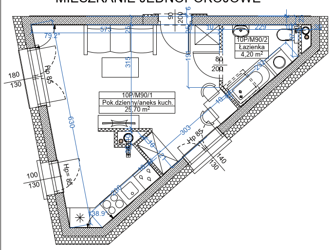 Kawalerka z tarasem na sprzedaż Rzeszów centrum