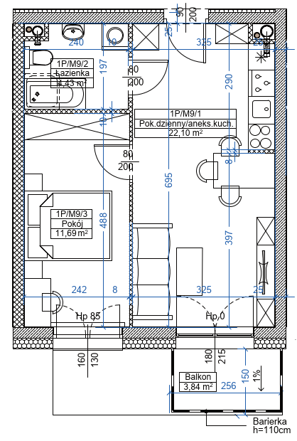 Mieszkanie dwupokojowe rzeszów