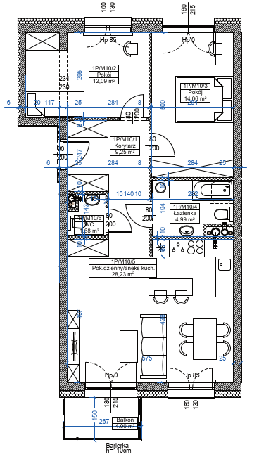 Mieszkanie trzypokojowe na sprzedaż Rzeszów