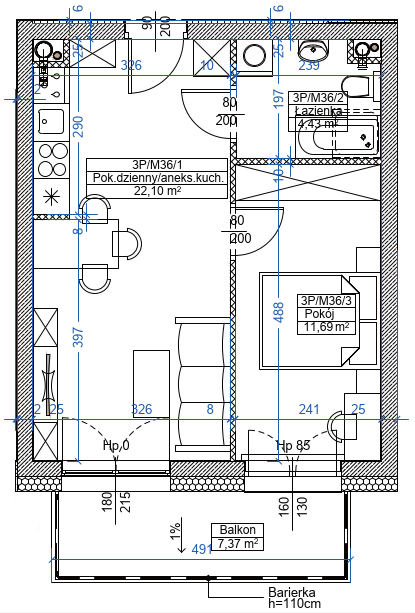 Nowe mieszkanie dwupokojowe Rzeszów