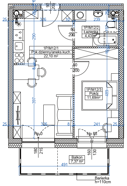 Mieszkanie dwupokojowe Rzeszów sprzedaż