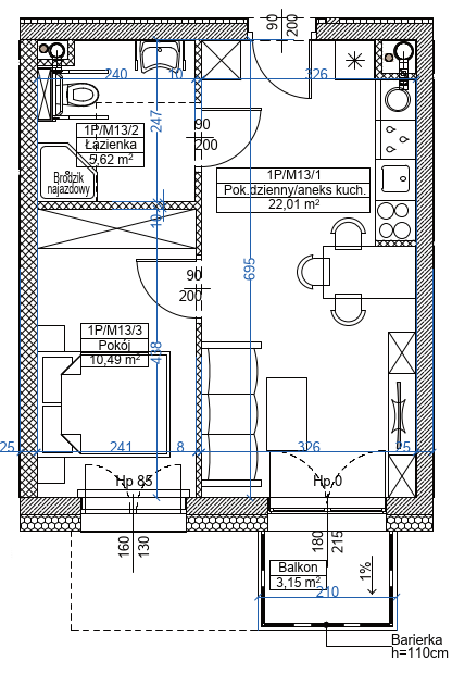 Mieszkanie dwupokojowe na sprzedaż Rzeszów